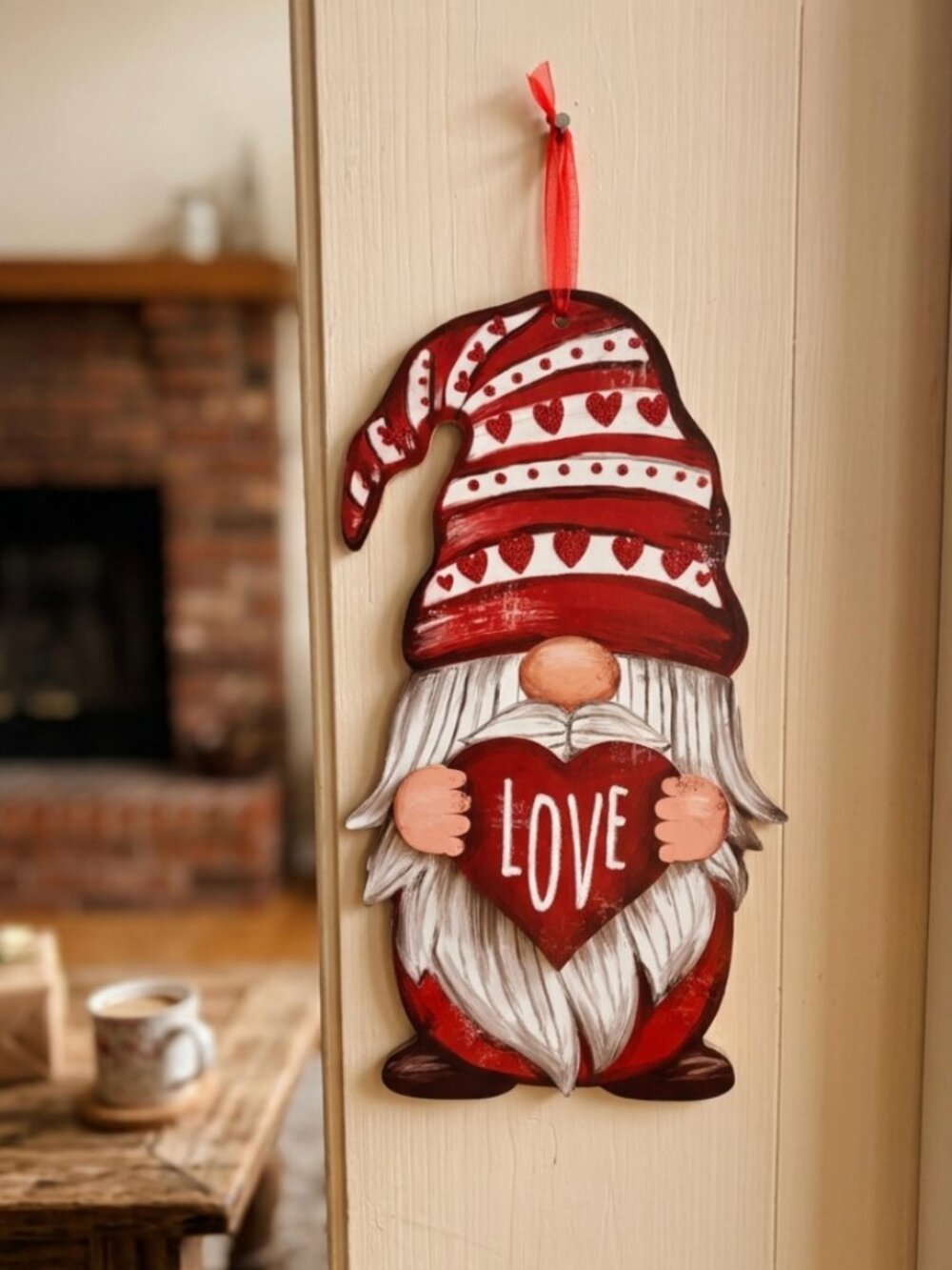 Valentine's Day Hanging Gnome Decor